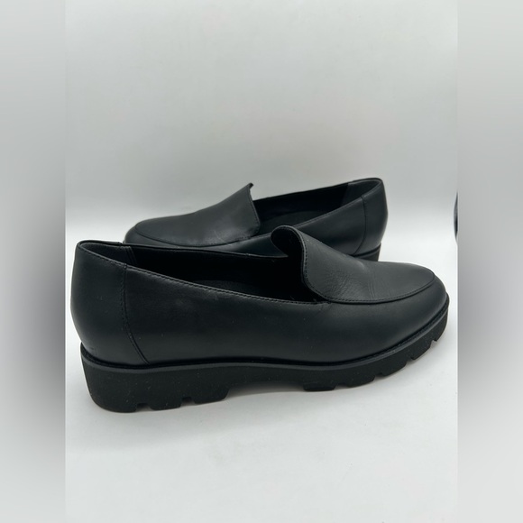 Vionic Kensley Women's Slip On Loafer Black Nappa Leather, Chunky Size 9 - Picture 3 of 12